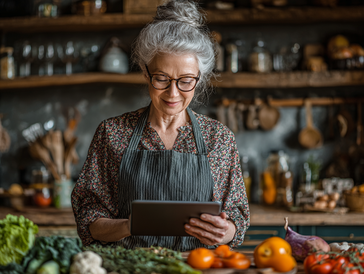 Fundadora de ZenZone con su abuela